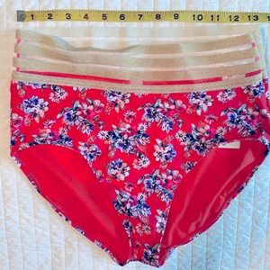 Nicole Miller High Waist Swim Bottom